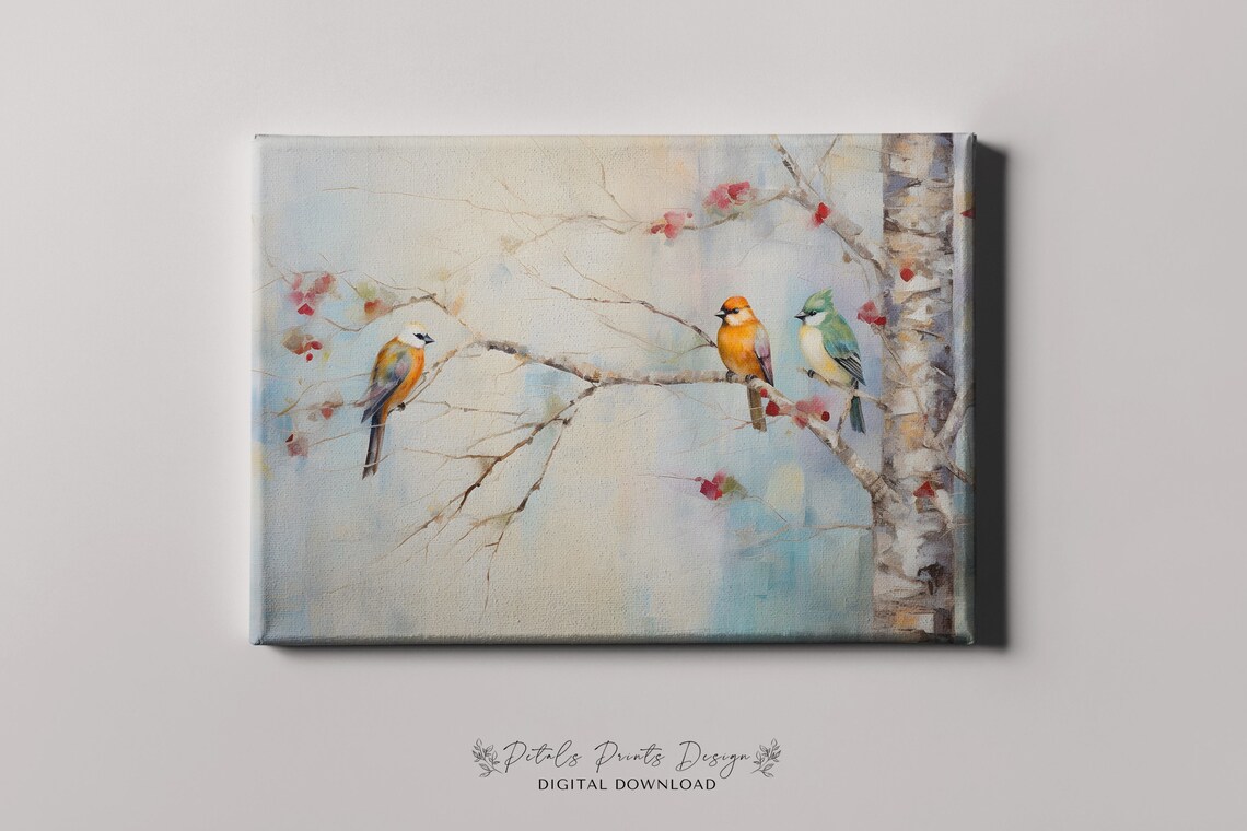 Spring Garden Vintage Oil Painting, Cottagecore Print - Image 4