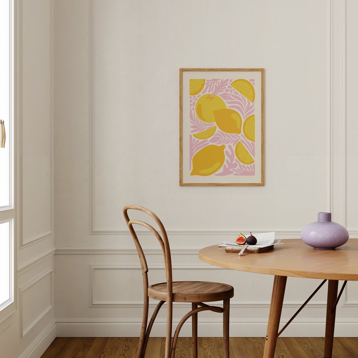 Lemons Art Print, Modern Kitchen Wall Decor - Image 5