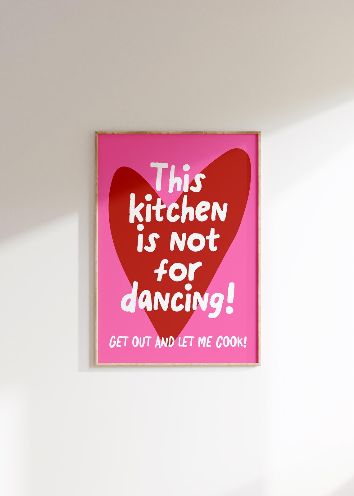 This Kitchen Is Not For Dancing, Funny Kitchen Quote