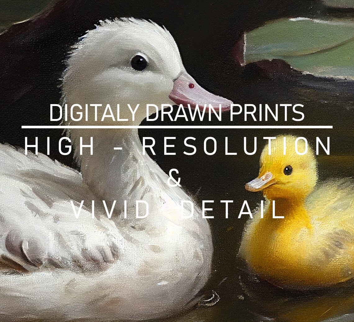 Easter Ducks Spring Art Print - Image 3