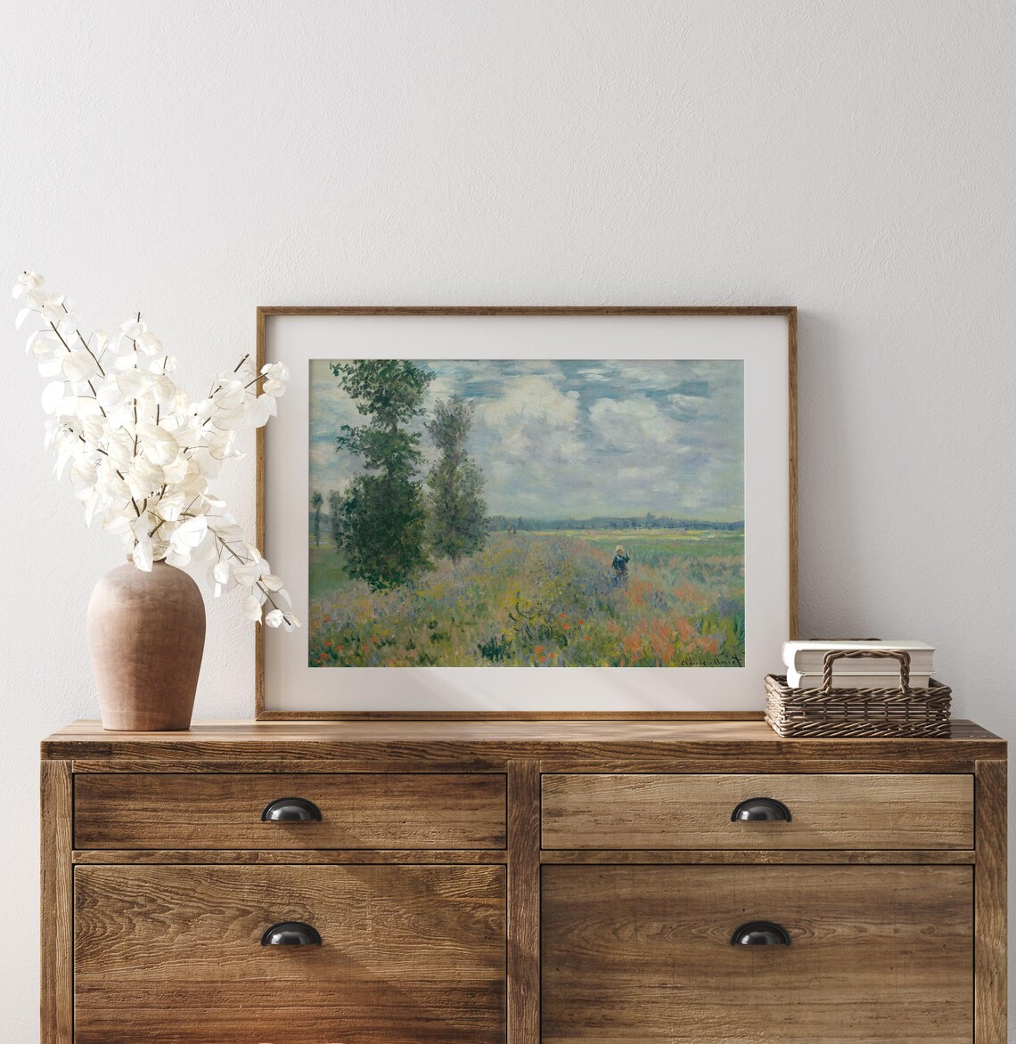 Spring Cottage Rose Garden, Vintage Art Print - Image 3