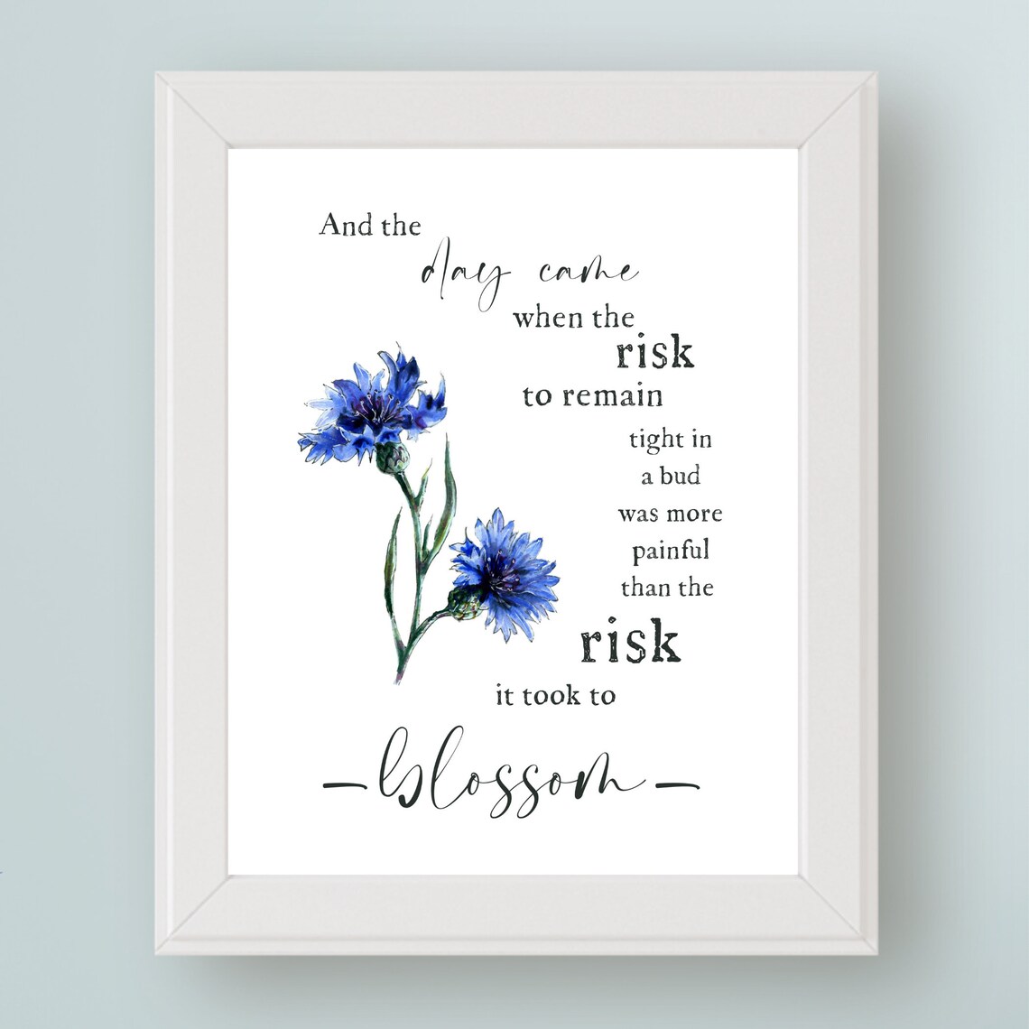Anaïs Nin Quote Art Print, Graduation Birthday Gift