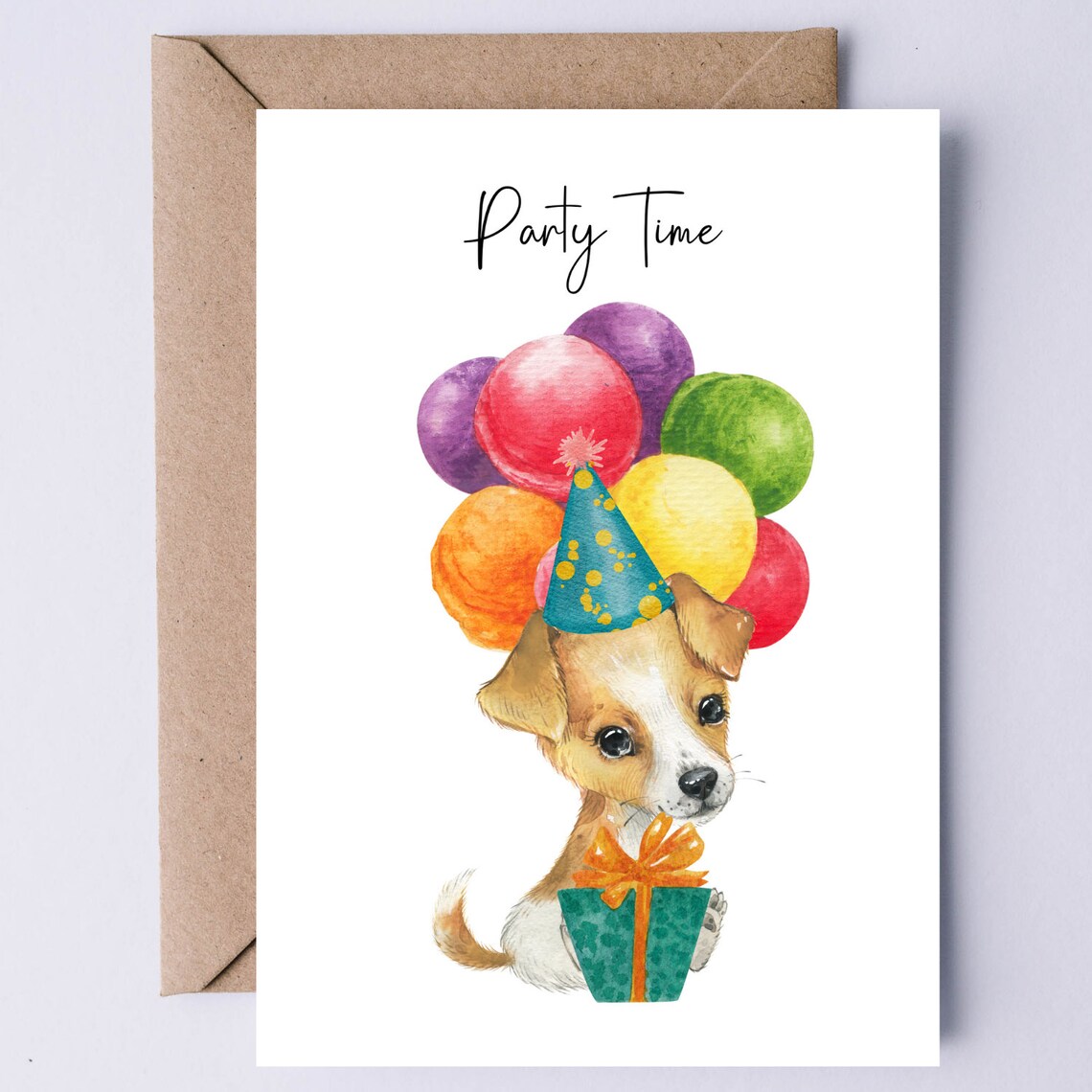 Jack Russell Terrier Puppy Party Time Poster Print
