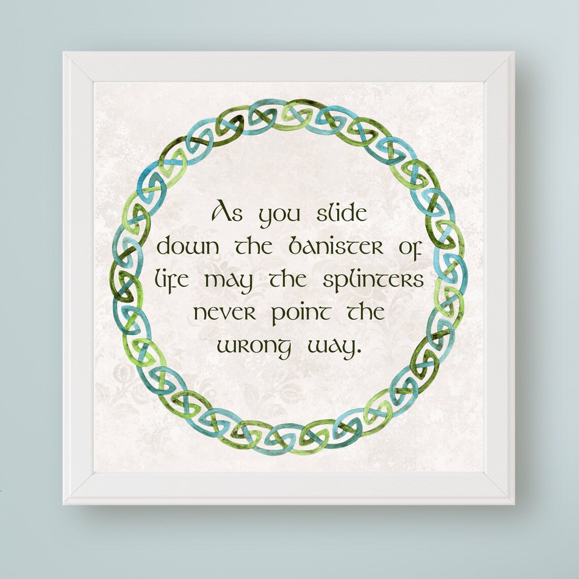 Irish Toast, Funny Graduation Quote Art Print Ireland
