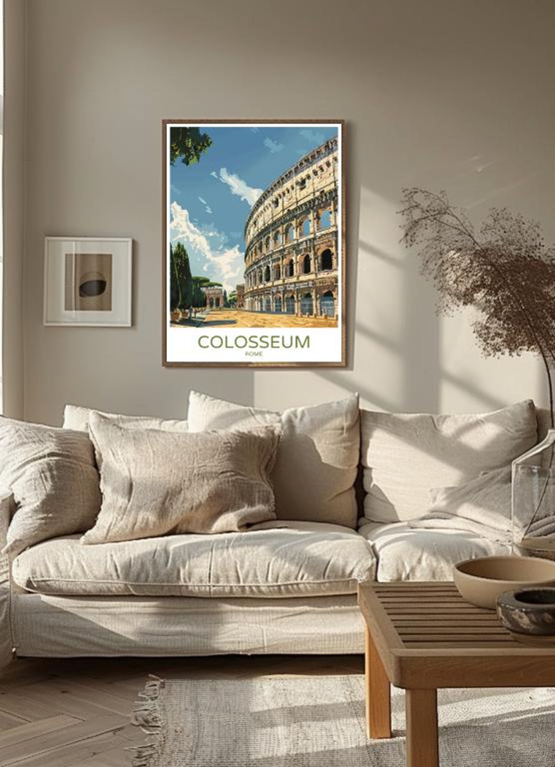 Rome Colosseum Historic Landmark Ancient Architecture Travel Poster - Image 3