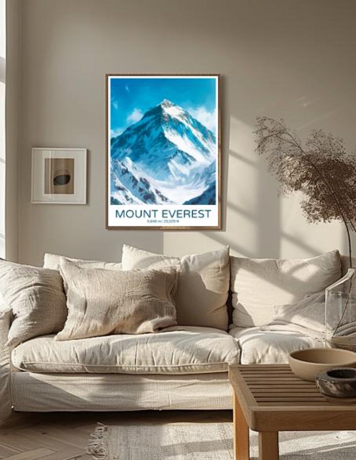 Mount Everest 8848m Snow Peak Himalaya Mountain Climbing Poster - Image 2