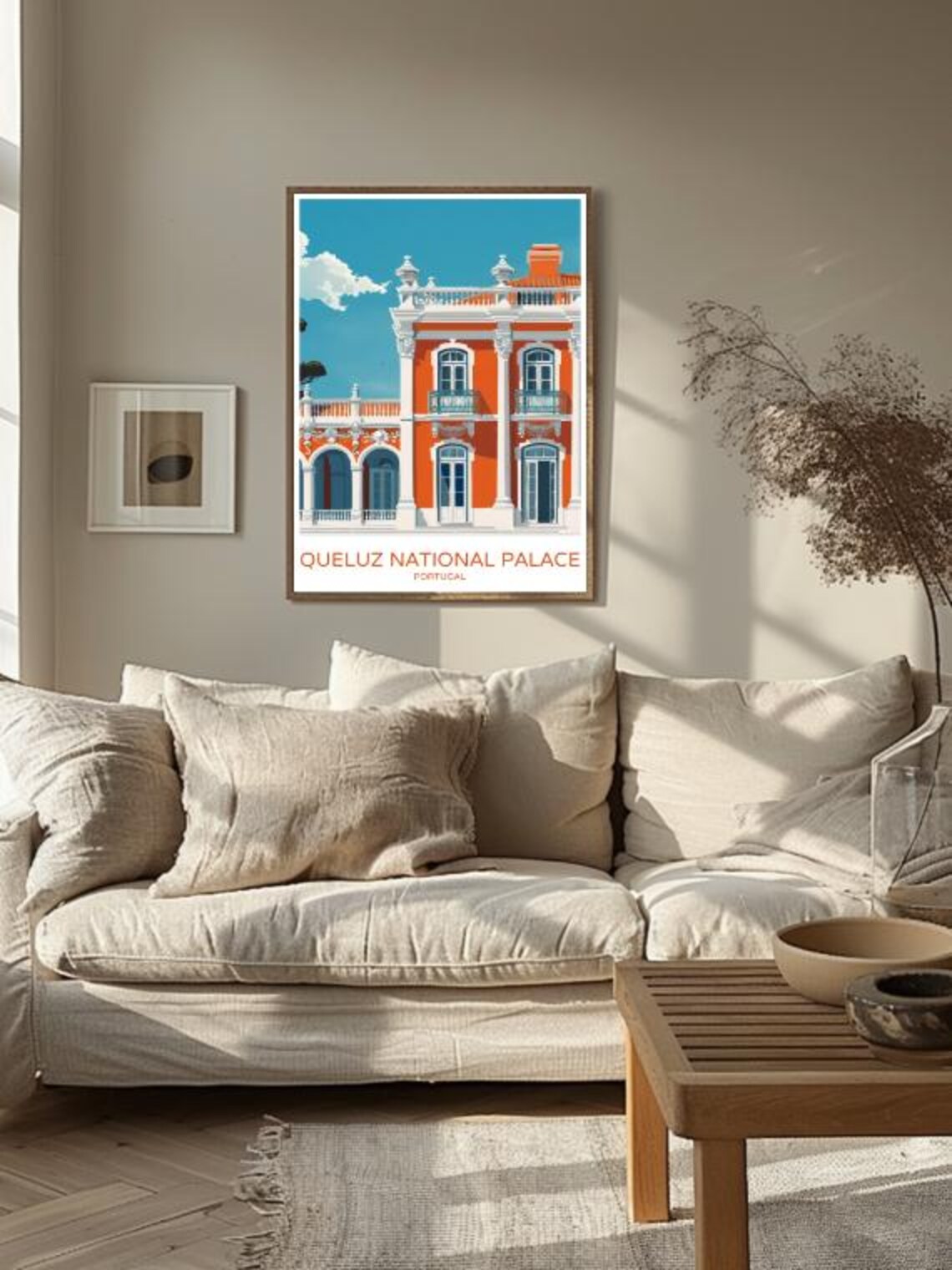 Queluz National Palace Travel Poster, Elegant Architecture - Image 3