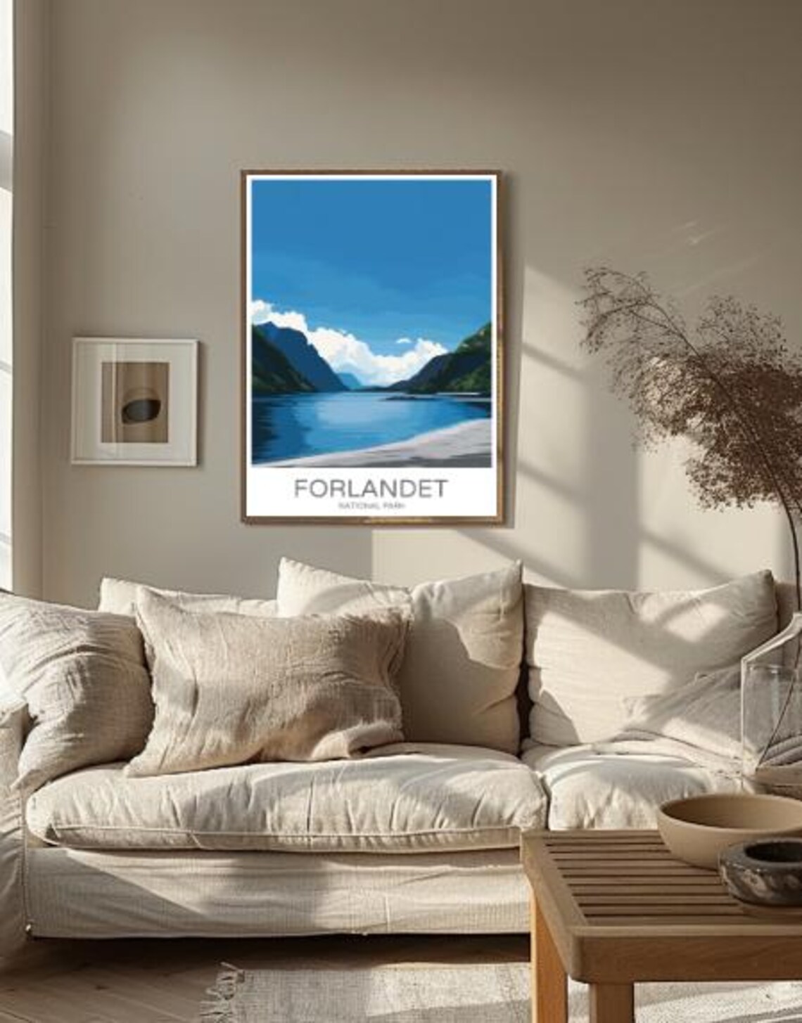 Forlandet National Park Norway Arctic Fjord Shoreline Travel Poster - Image 2