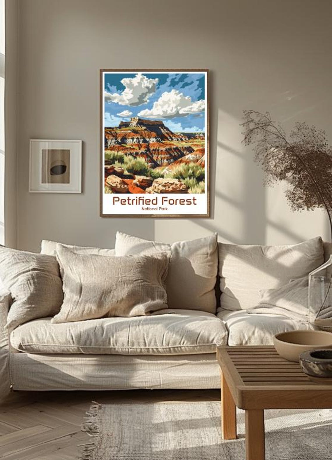 Petrified Forest National Park Desert Badlands Travel Poster - Image 3