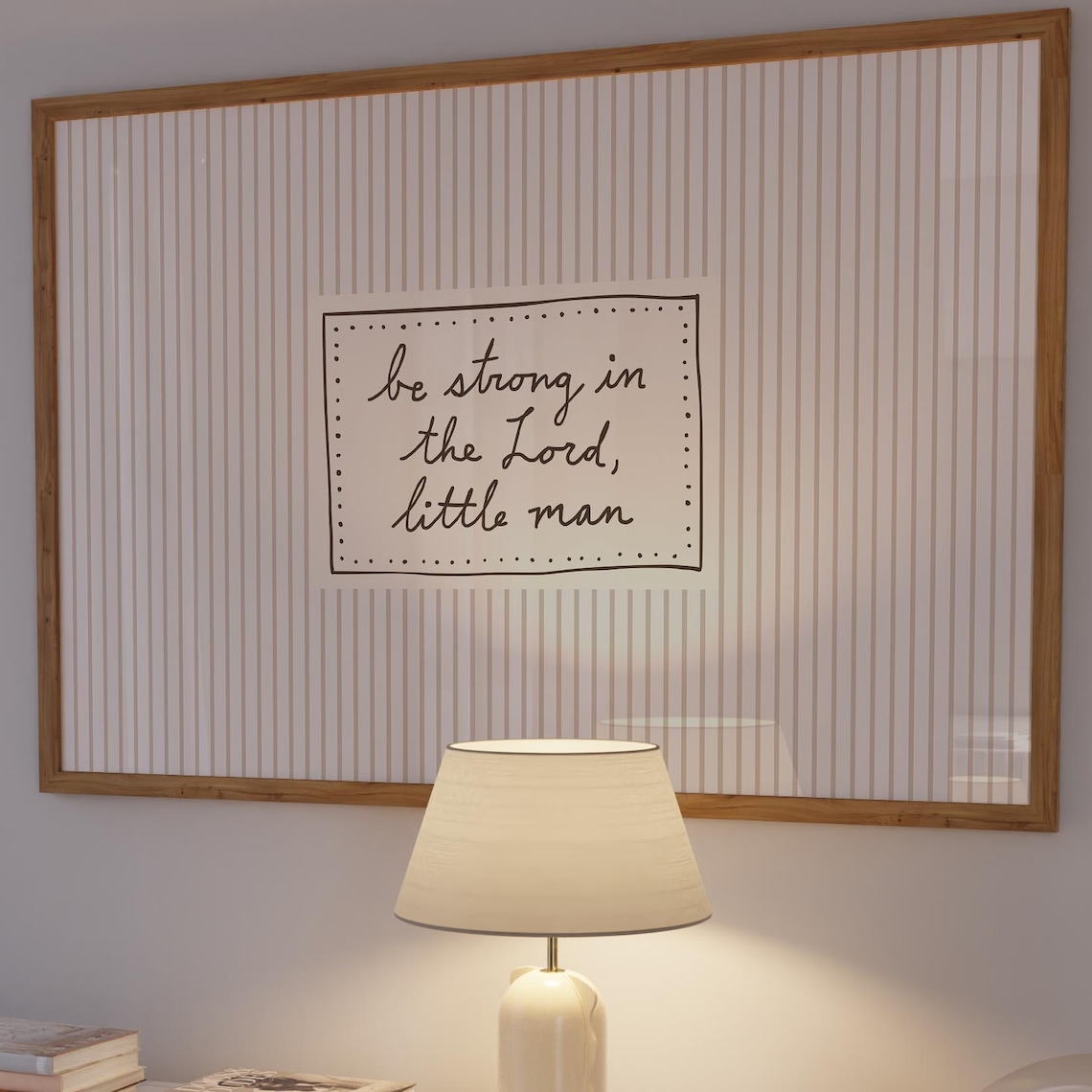 Be Strong In The Lord, Christian Nursery Decor