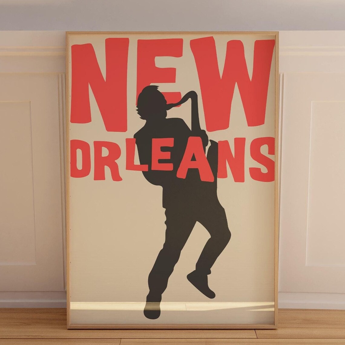New Orleans Jazz Vintage Poster, Music Lover Art Print