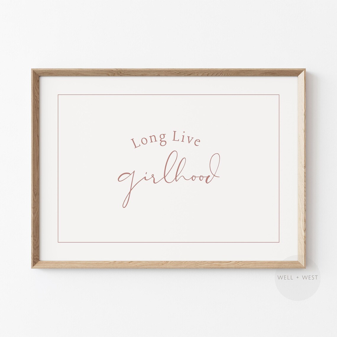 Long Live Girlhood Quote Print, Girls Room Decor - Image 3