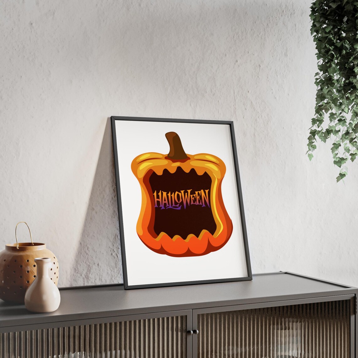 Halloween Wall Art Halloween Wall Decor Cute Halloween Wall Art Pumpkin Print Instant Pumpkin Print