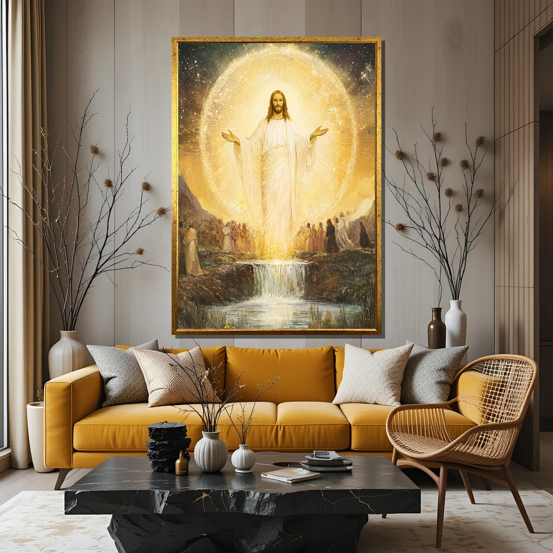 Jesus Ascending To Heaven, Christian Artwork - Image 3