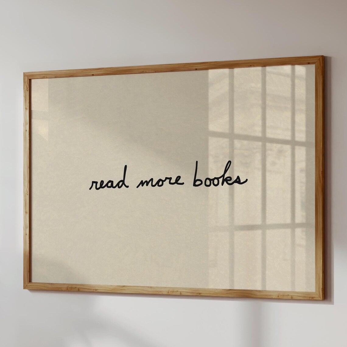 Read More Books Handdrawn Typography Art Print