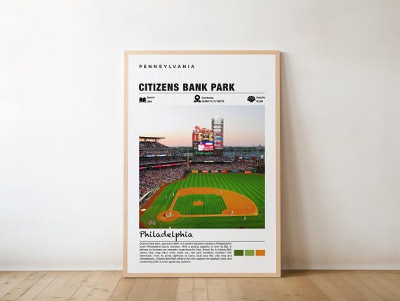 Citizens Bank Park Stadium Print Wall Art Poster Photo