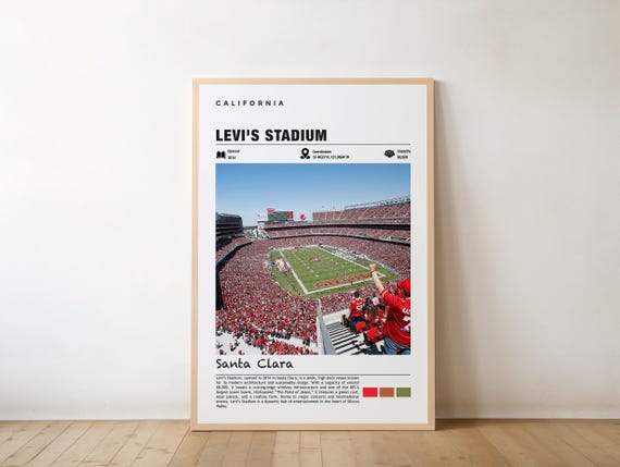 Levis Stadium Print Wall Art Poster Photo