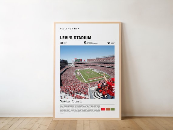 Levis Stadium Santa Clara California 49ers Football Arena Photo Poster
