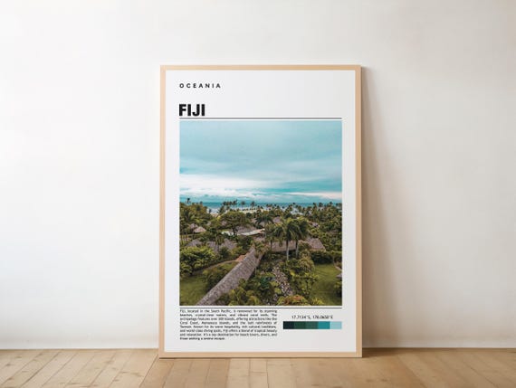 Fiji Print Art Poster Photo Painting Travel Wall Landscape