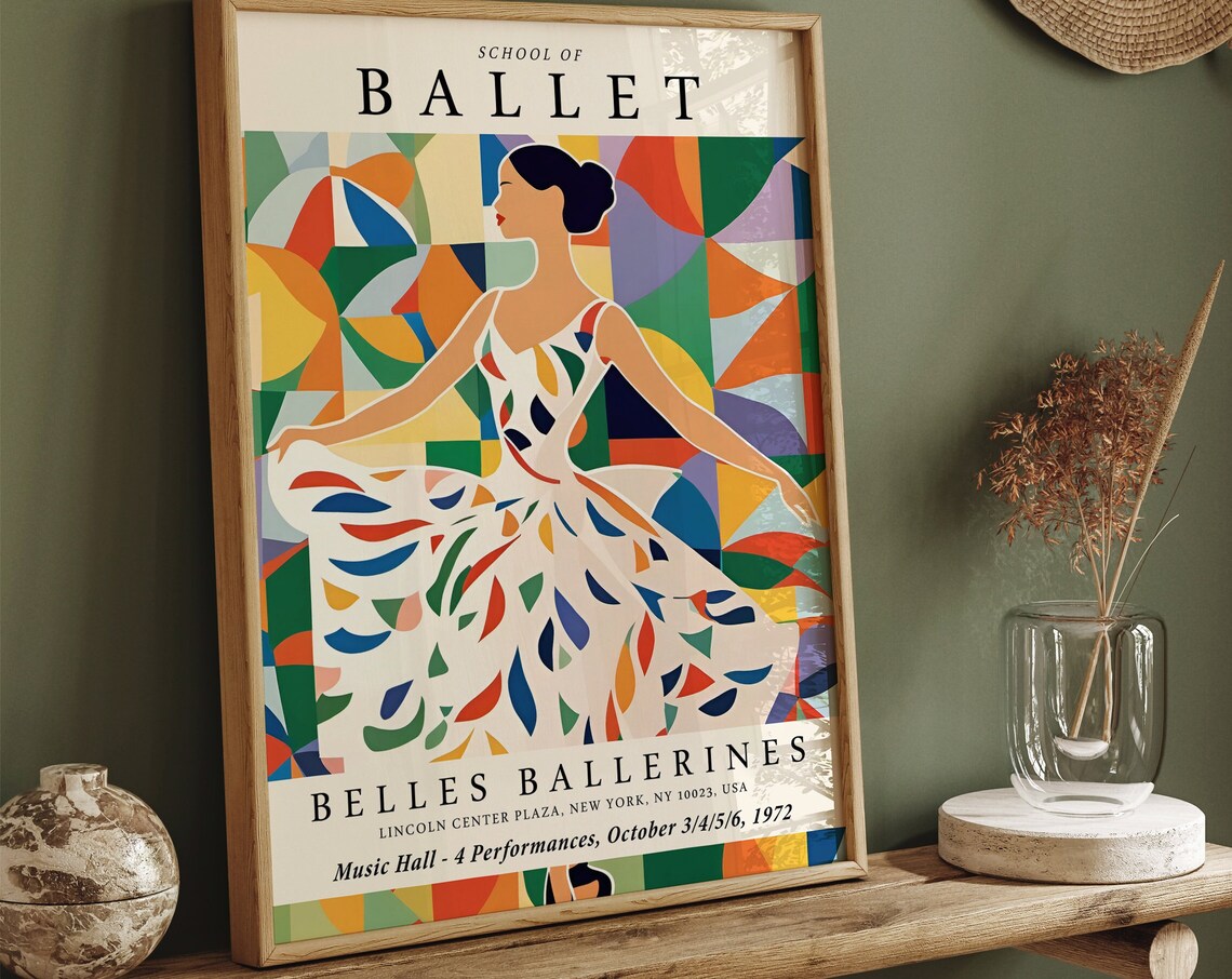 Belles Ballerines 1972 School of Ballet Lincoln Center NYC Poster - Image 5