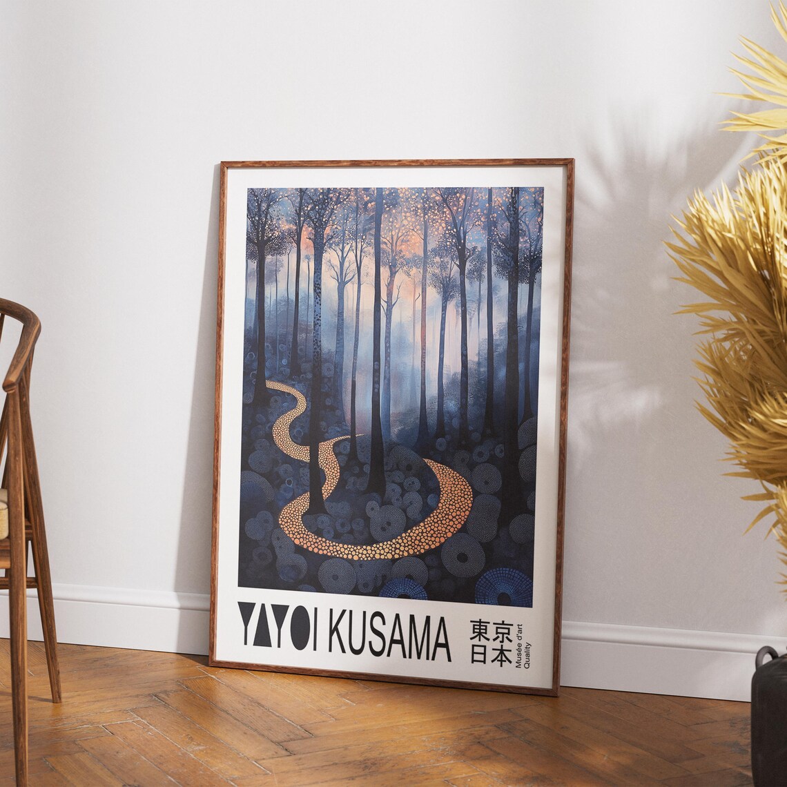 Yayoi Kusama Exhibition, Japanese Landscape Poster - Image 4
