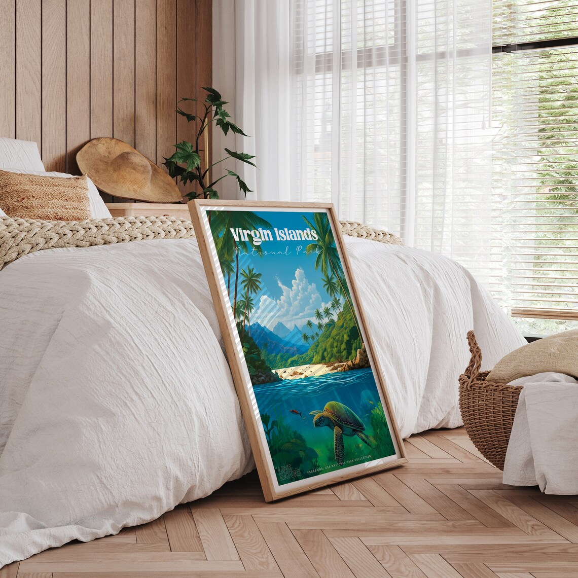 Virgin Islands National Park, Beach Travel Poster - Image 4