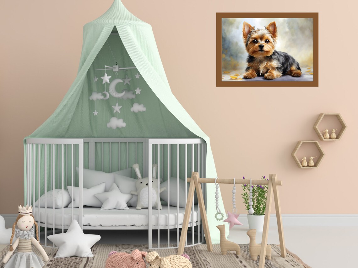 Yorkshire Terrier Pet Portrait Art Print - Image 3