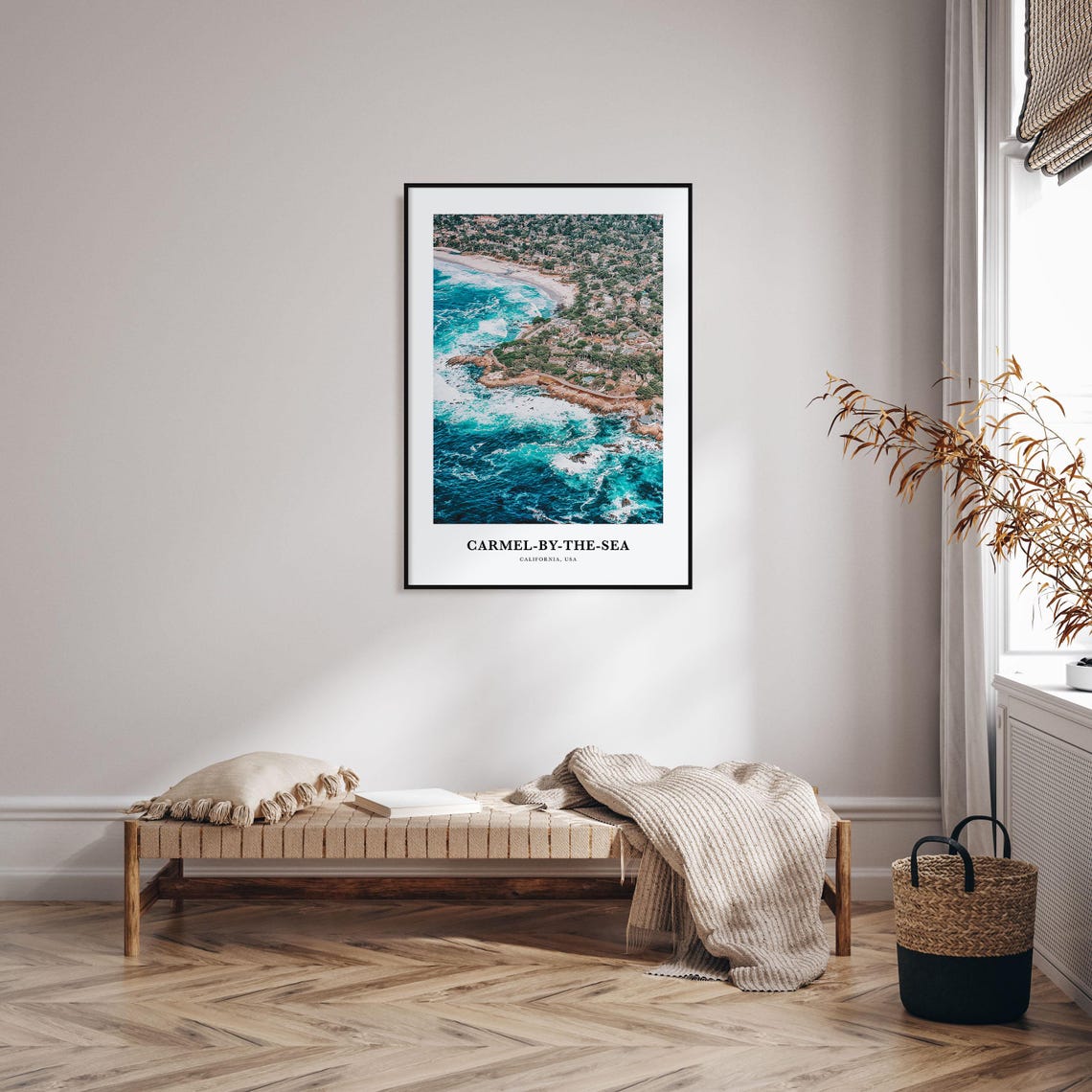 Carmel By The Sea Print Carmel By The Sea Photo Poster Carmel By The Sea Travel Wall Art Map Print Photography Print California Usa - Image 3