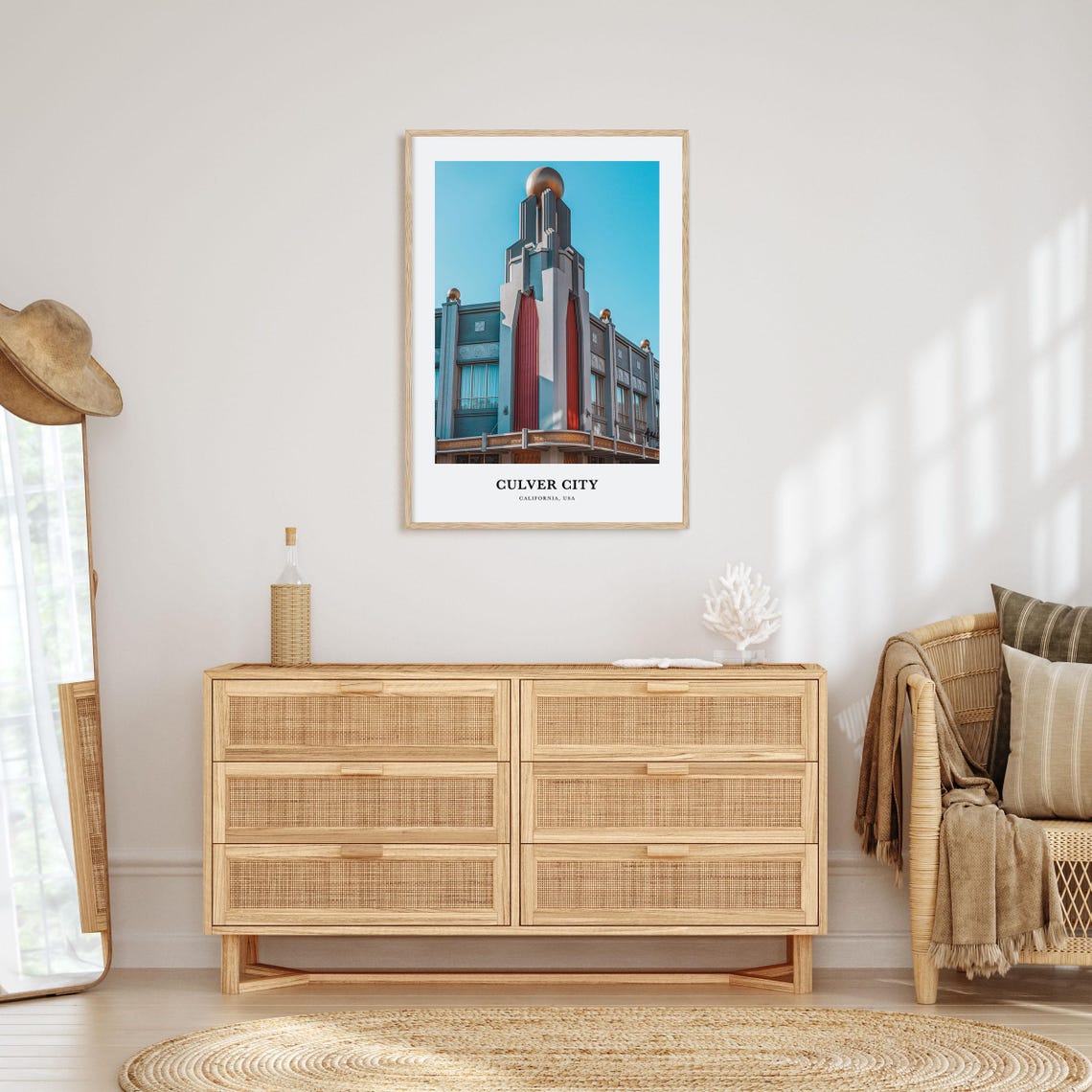 Culver City Print Culver City Photo Poster Culver City Travel Wall Art Culver City Map Print Culver City Photography California Usa - Image 2