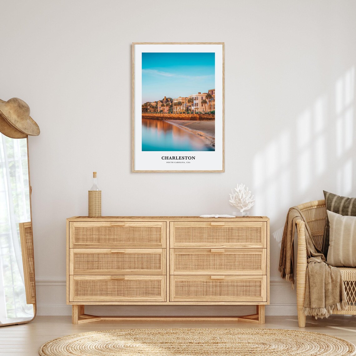 Charleston South Carolina Historic Waterfront Photo Travel Poster - Image 2
