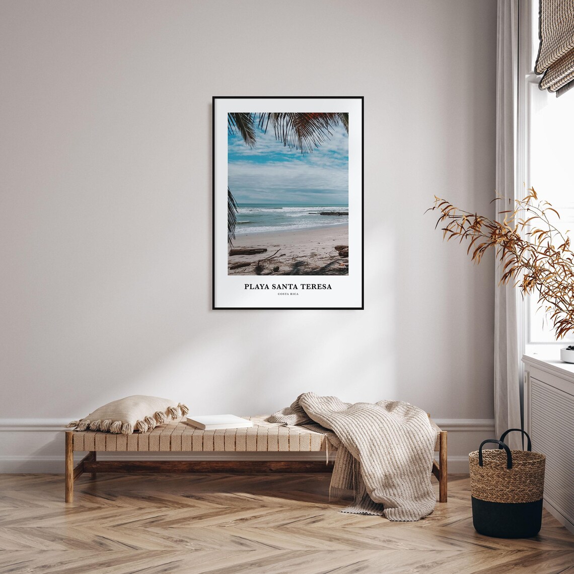 Playa Santa Teresa Print Playa Santa Teresa Photo Poster Playa Santa Teresa Travel Wall Art Playa Map Playa Santa Teresa Costa Rica - Image 3