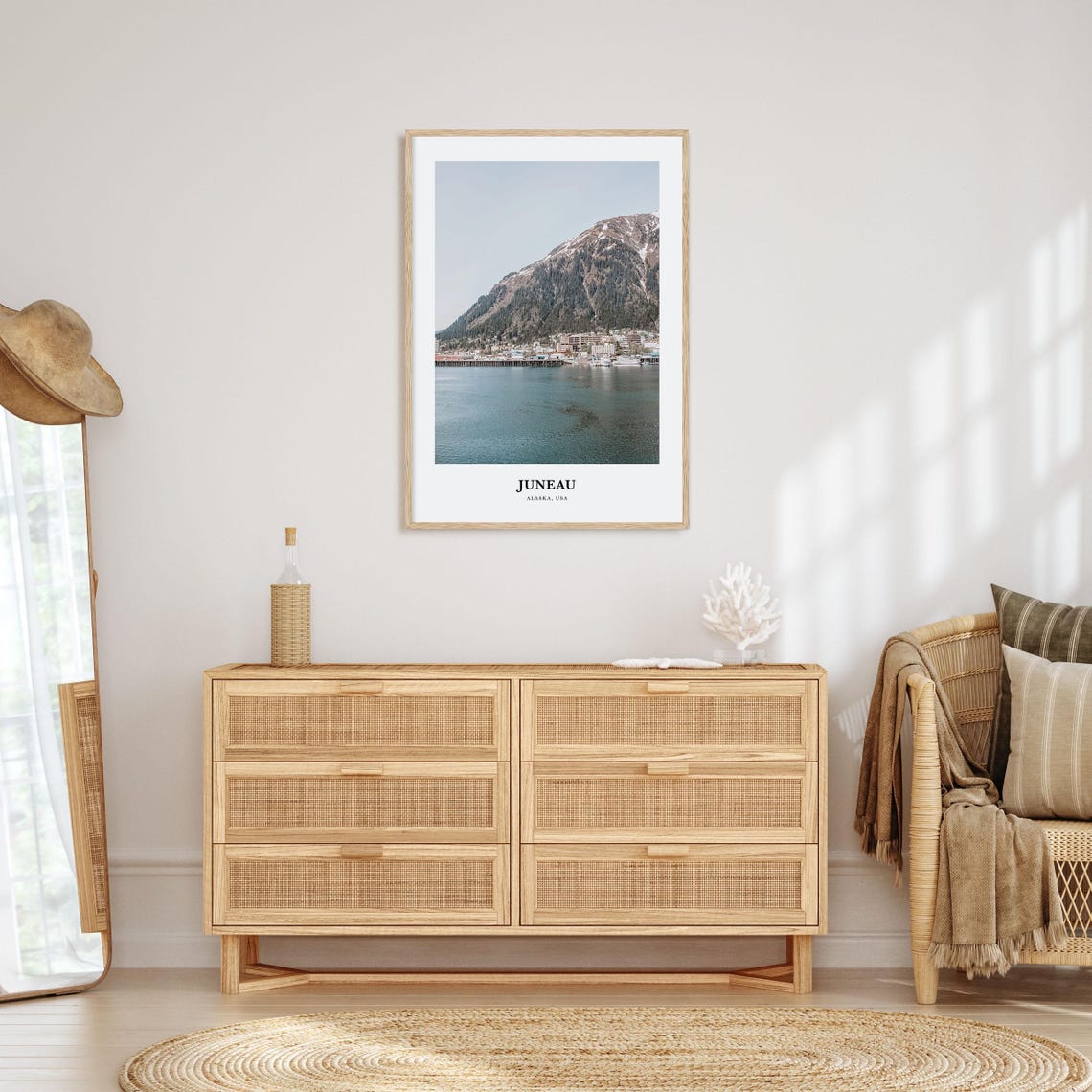 Juneau Print Juneau Photo Poster Juneau Travel Wall Art Juneau Map Print Juneau Photography Print Juneau Wall Dcor Alaska Usa - Image 2