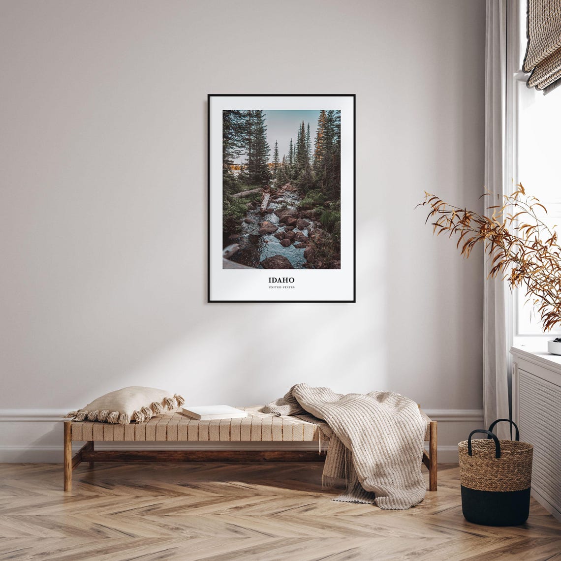 Idaho Print No 1 Idaho Photo Poster Idaho Travel Wall Art Idaho Map Print Idaho Photography Print Idaho Wall Dcor United States - Image 3