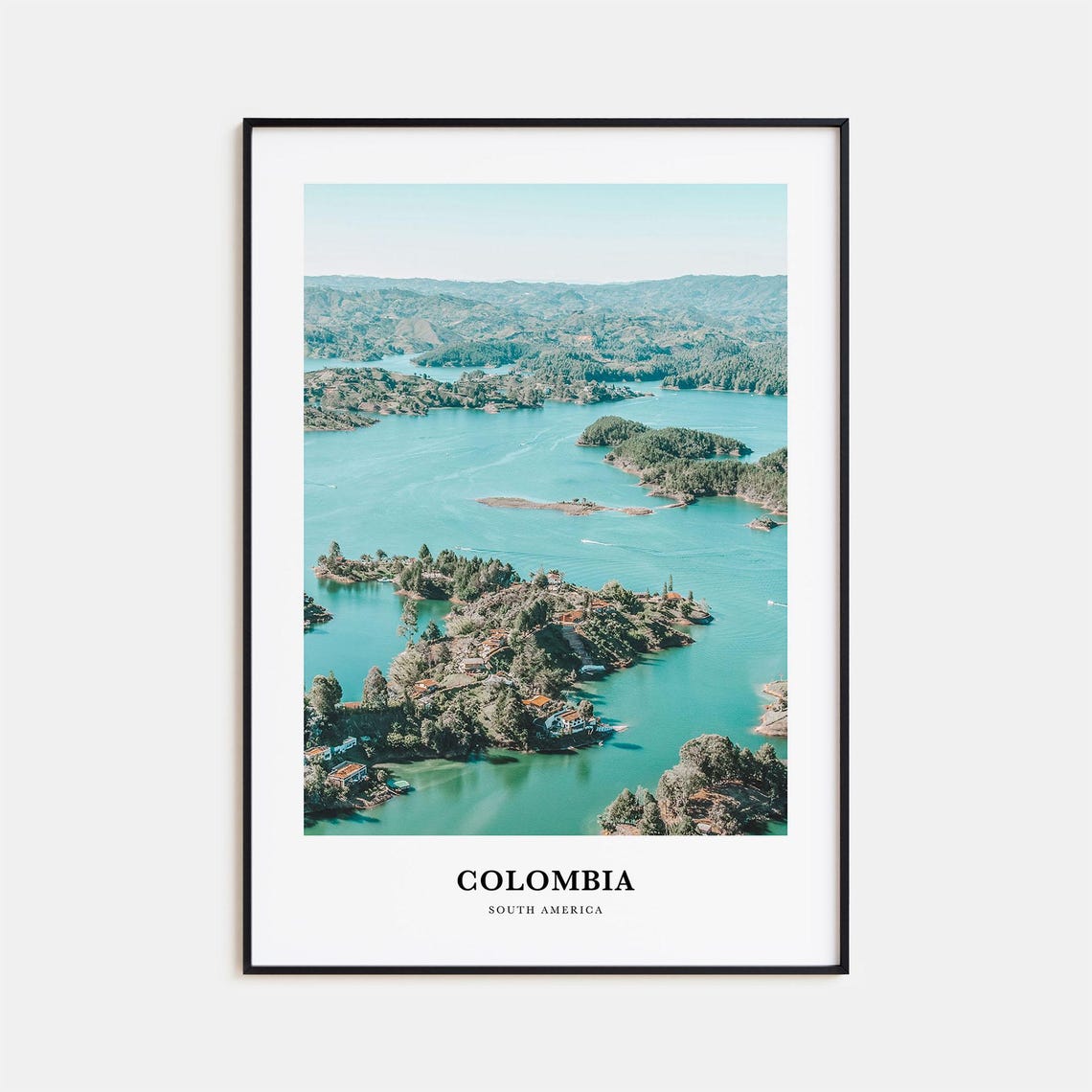 Colombia Print No 3 Colombia Photo Poster Colombia Travel Wall Art Colombia Map Print Colombia Photography Colombia Wall South America