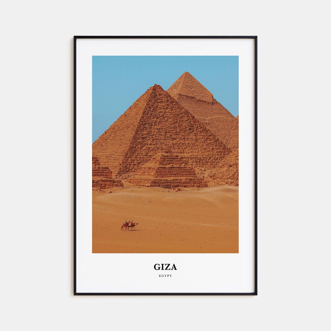 Giza Print Giza Photo Poster Giza Travel Wall Art Giza Map Print Giza Photography Print Giza Wall Dcor Egypt