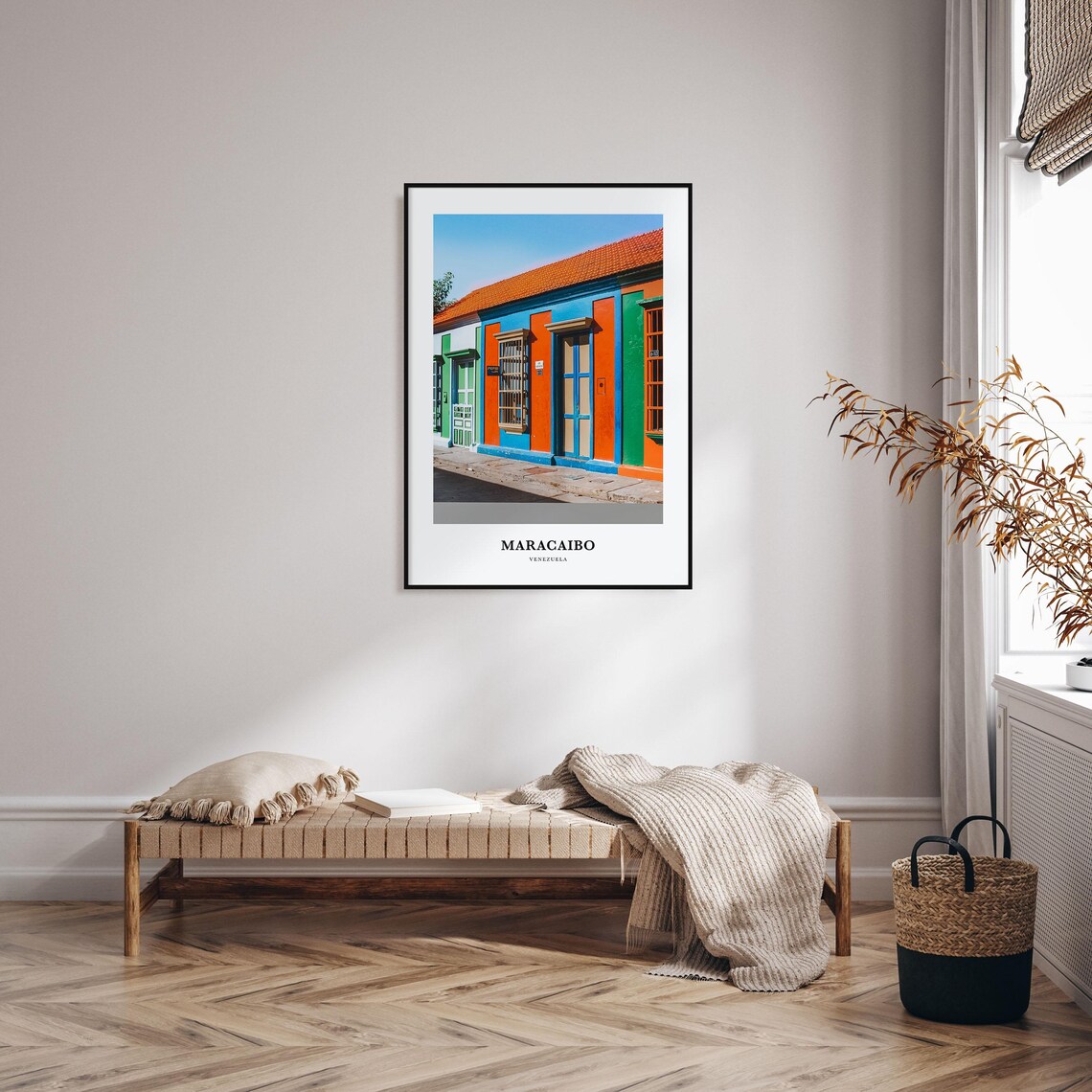 Maracaibo Travel Poster, Venezuela Map Print - Image 3