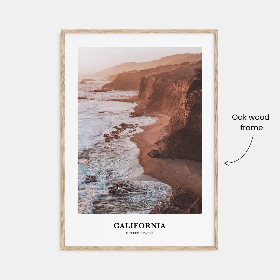 California Print California Photo Poster California Travel Wall Art California Map Print California Photography Print United States - Image 3