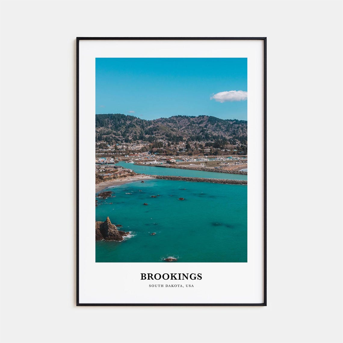 Brookings Print Brookings Photo Poster Brookings Travel Wall Art Brookings Map Print Brookings Photography Print South Dakota Usa