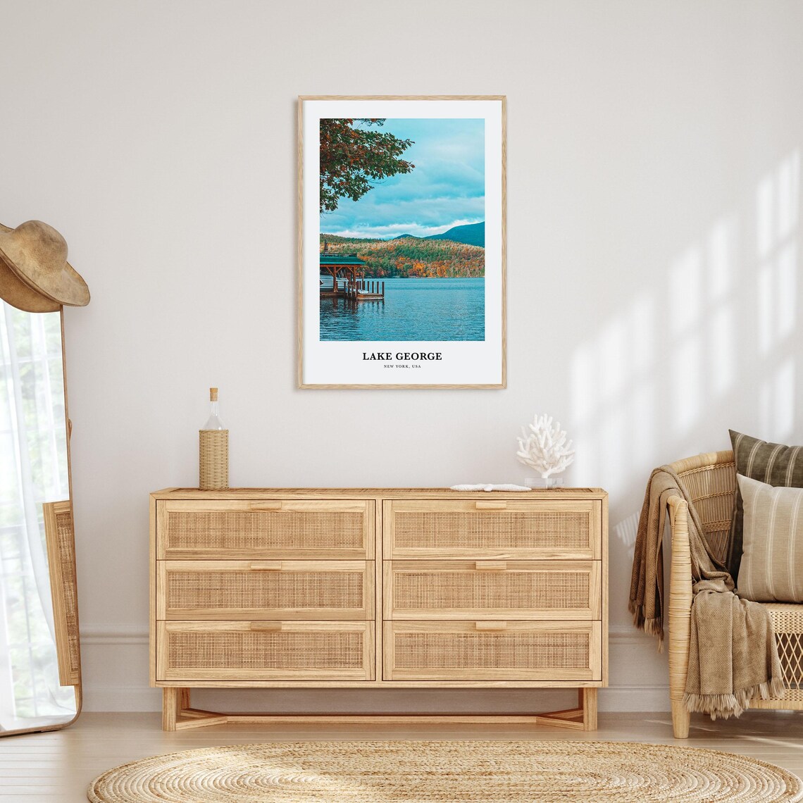 Lake George Travel Poster, New York Wall Art - Image 2