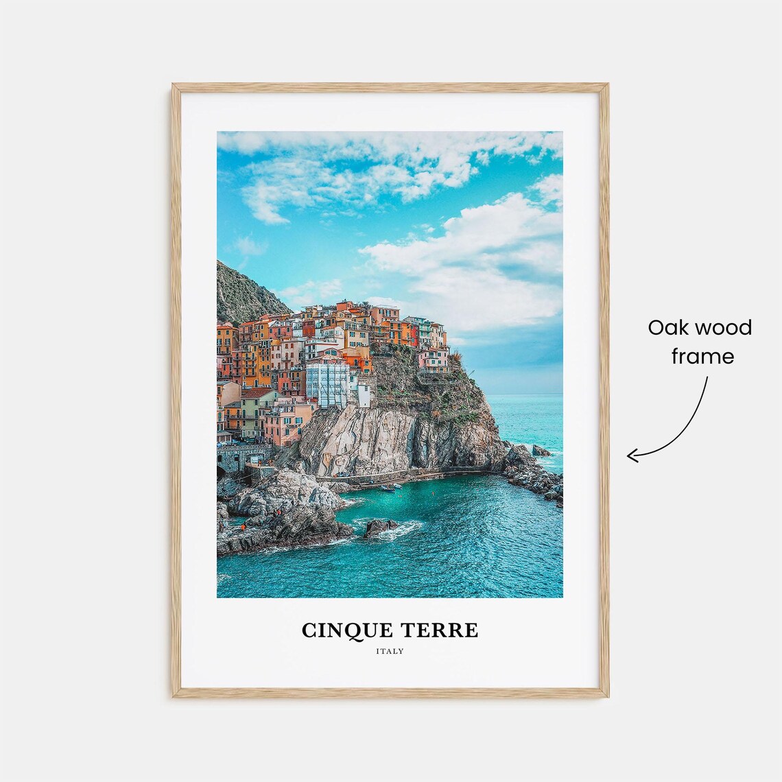 Cinque Terre Travel Poster, Italy Wall Art - Image 3