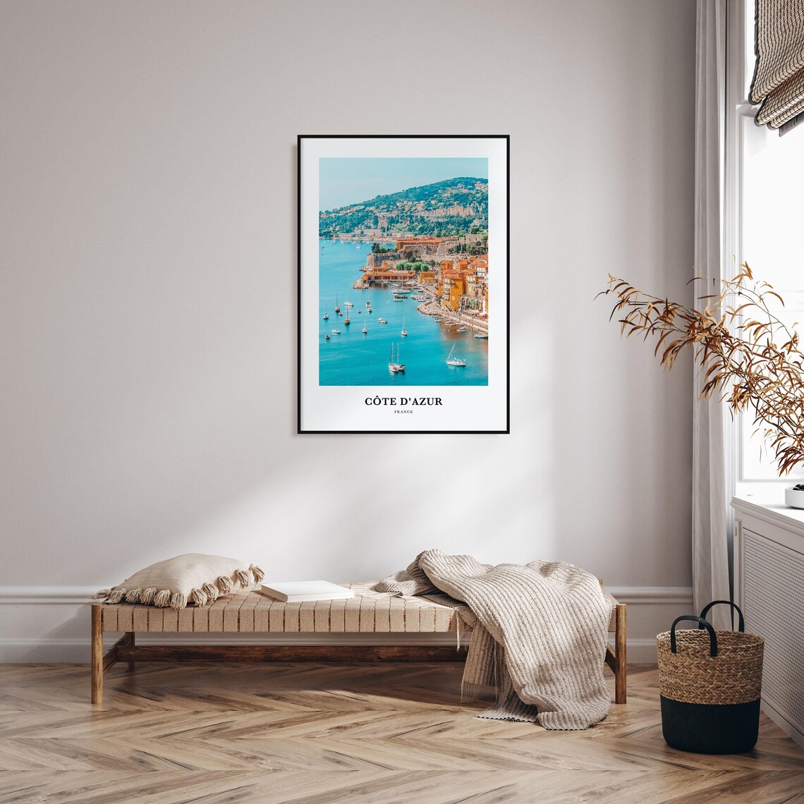 Cote Dazur Print No 2 Cote Dazur Photo Poster Cote Dazur Travel Wall Art Cote Dazur Map Print Cote Dazur Photography Print France - Image 4