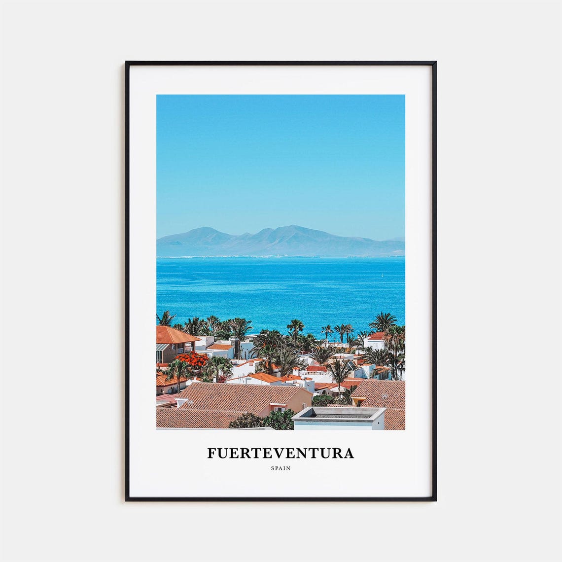 Fuerteventura Print Fuerteventura Photo Poster Fuerteventura Travel Wall Art Fuerteventura Map Print Fuerteventura Photography Spain