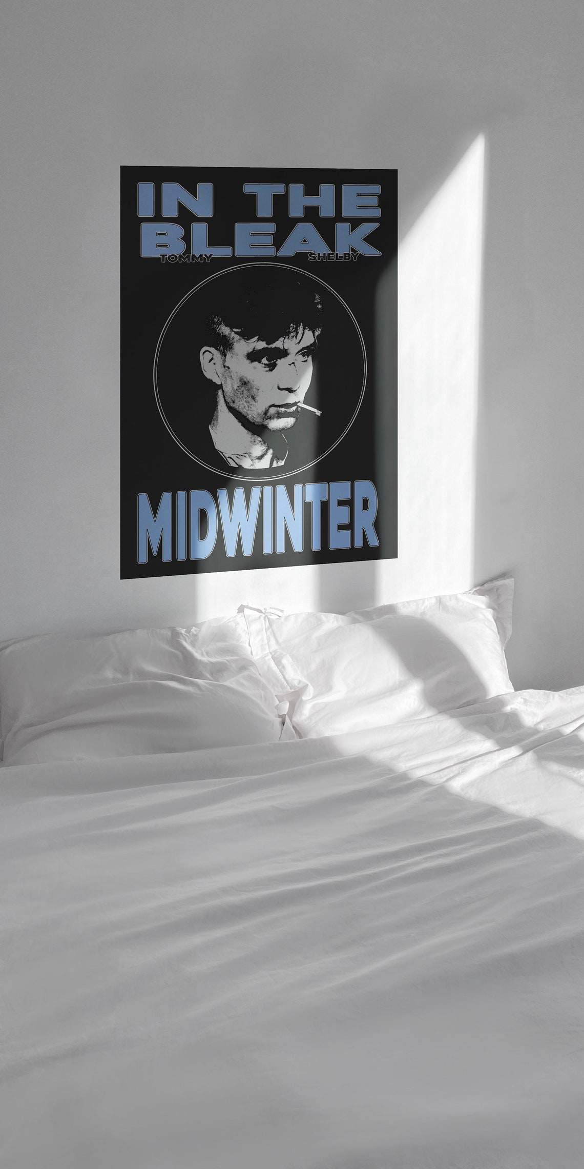Tommy Shelby In The Bleak Midwinter Peaky Blinders Style Poster - Image 2