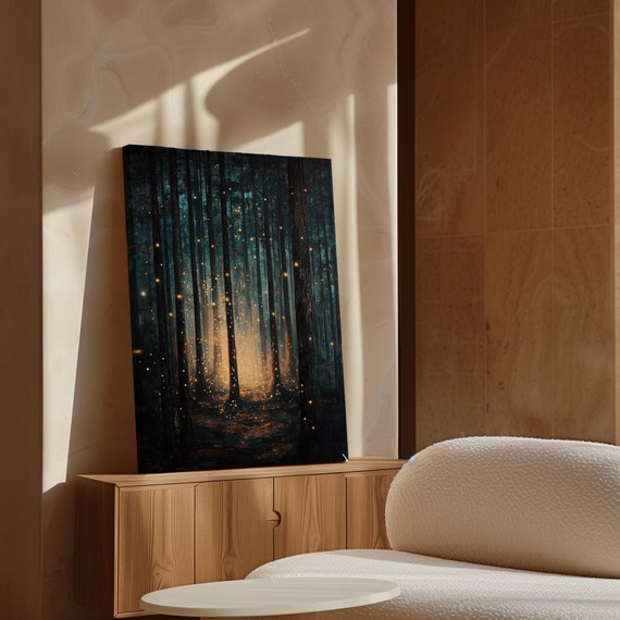 Mystical Firefly Forest, Magical Woodland Glow