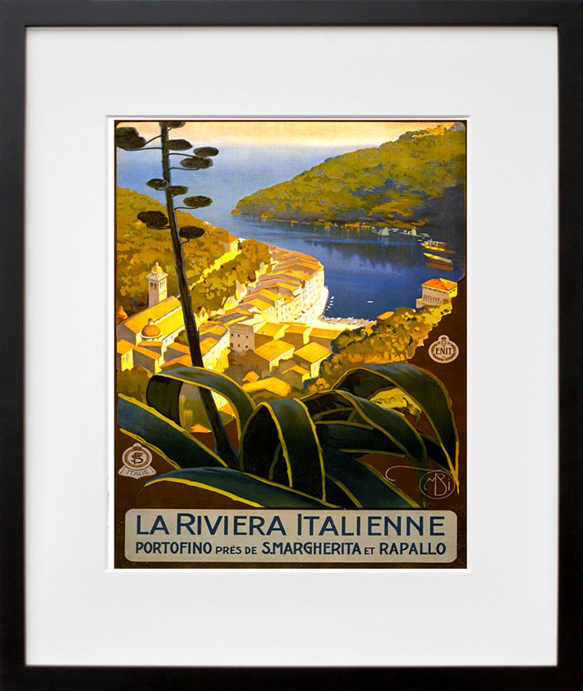 Italy Art Print, Italian Home Decor Travel Poster