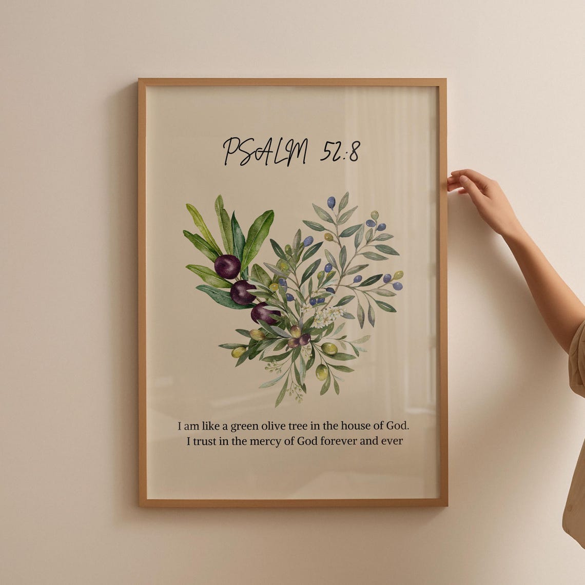 Christian Wall Art Print Psalms Scripture Christian Poster Bible Verse Wall Decor Art Gift For Christians - Image 4
