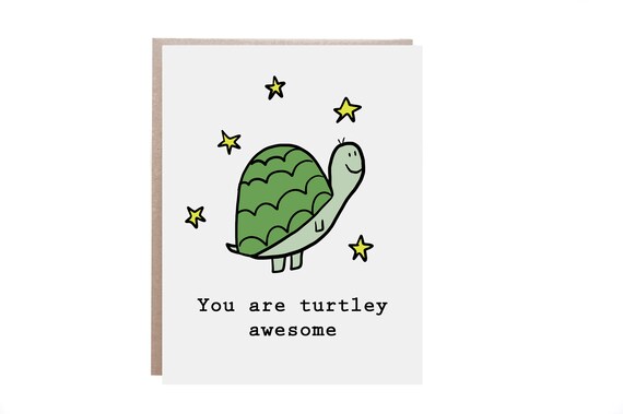 Turtley Awesome Turtle Card