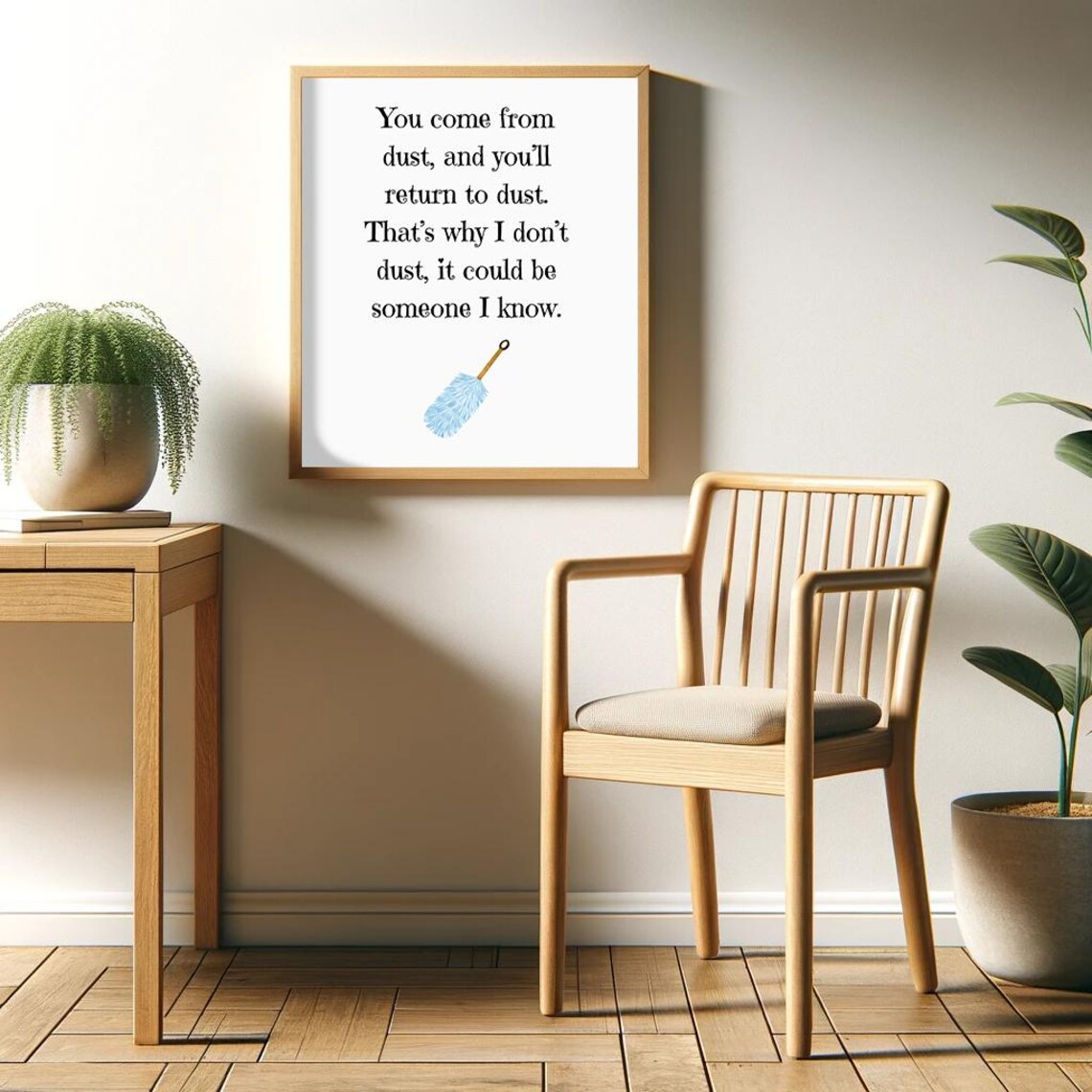 Could Be Someone I Know Poster Funny Saying Retro Wall Art Housework Wall Art - Image 2