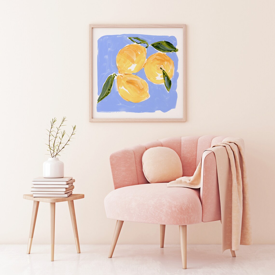 Kitchen Lemons Art Print, Italian Fruit Poster - Image 2