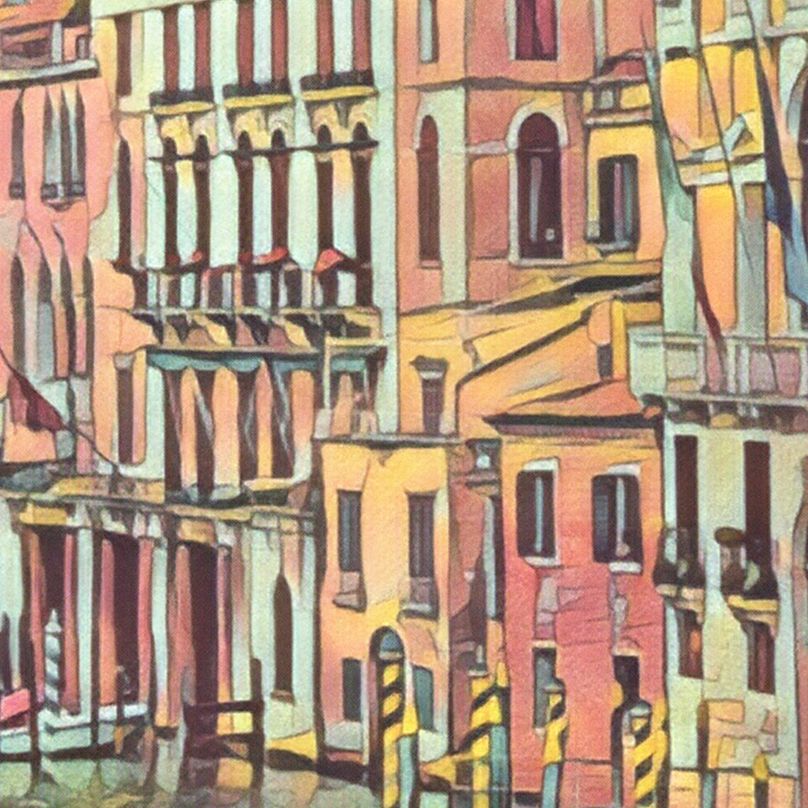 Venice Poster Venezia Canal Grande By Alecse Limited Edition Venice Travel Poster Italy Travel Poster Venezia Print Venice Print - Image 4